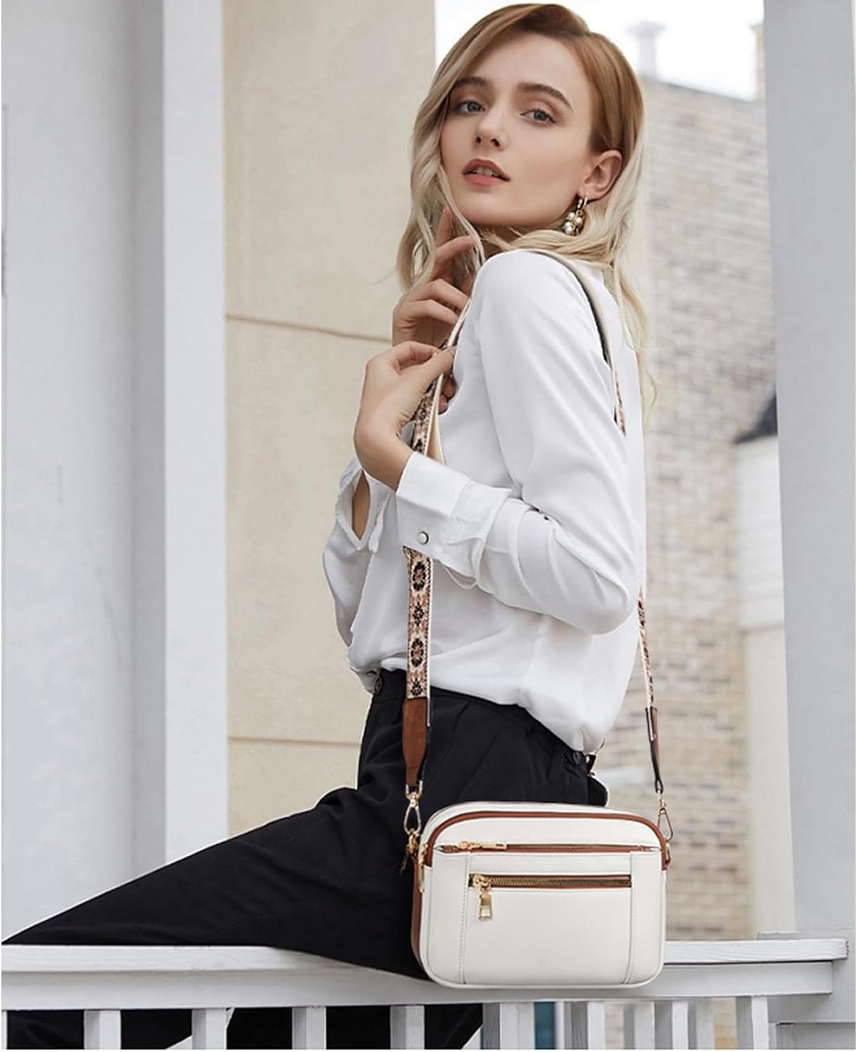 Elena | Bolso de Hombro de Piel Refinada