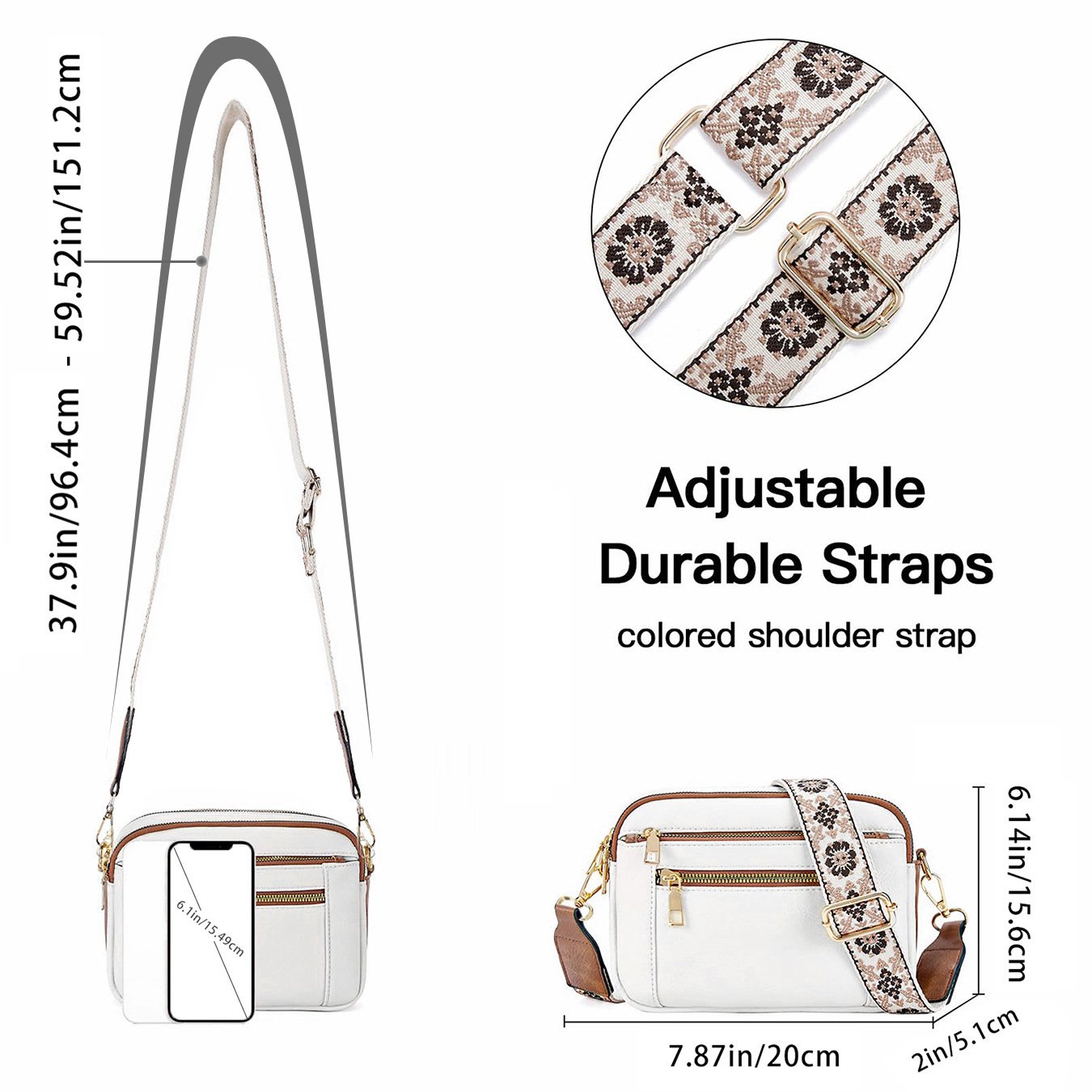 Elena | Bolso de Hombro de Piel Refinada