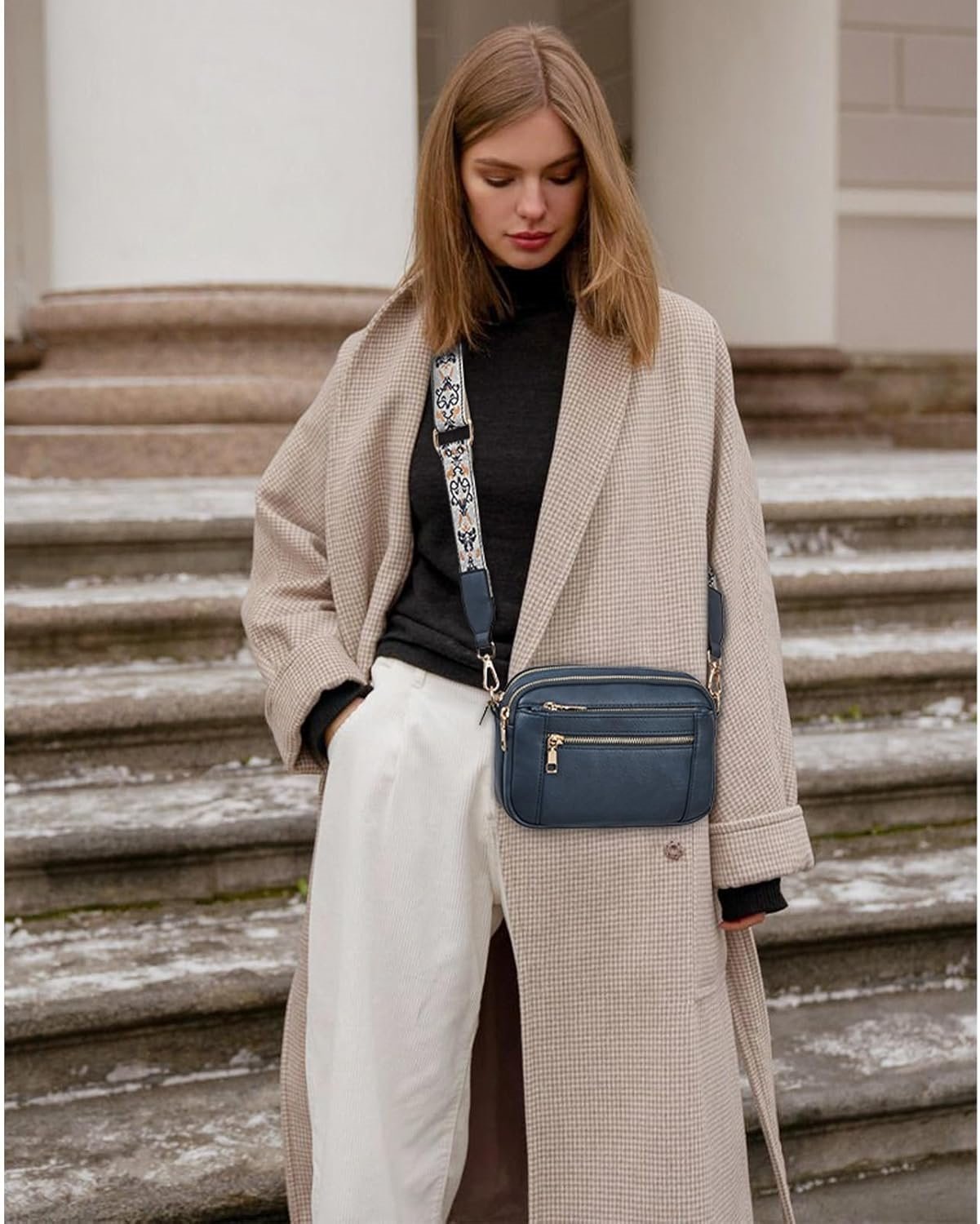 Elena | Bolso de Hombro de Piel Refinada