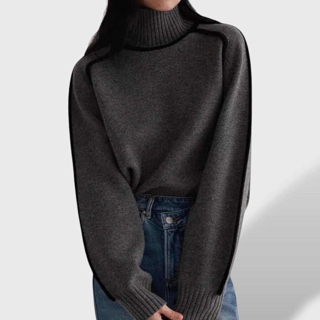 Camila | Suéter cuello alto mujer