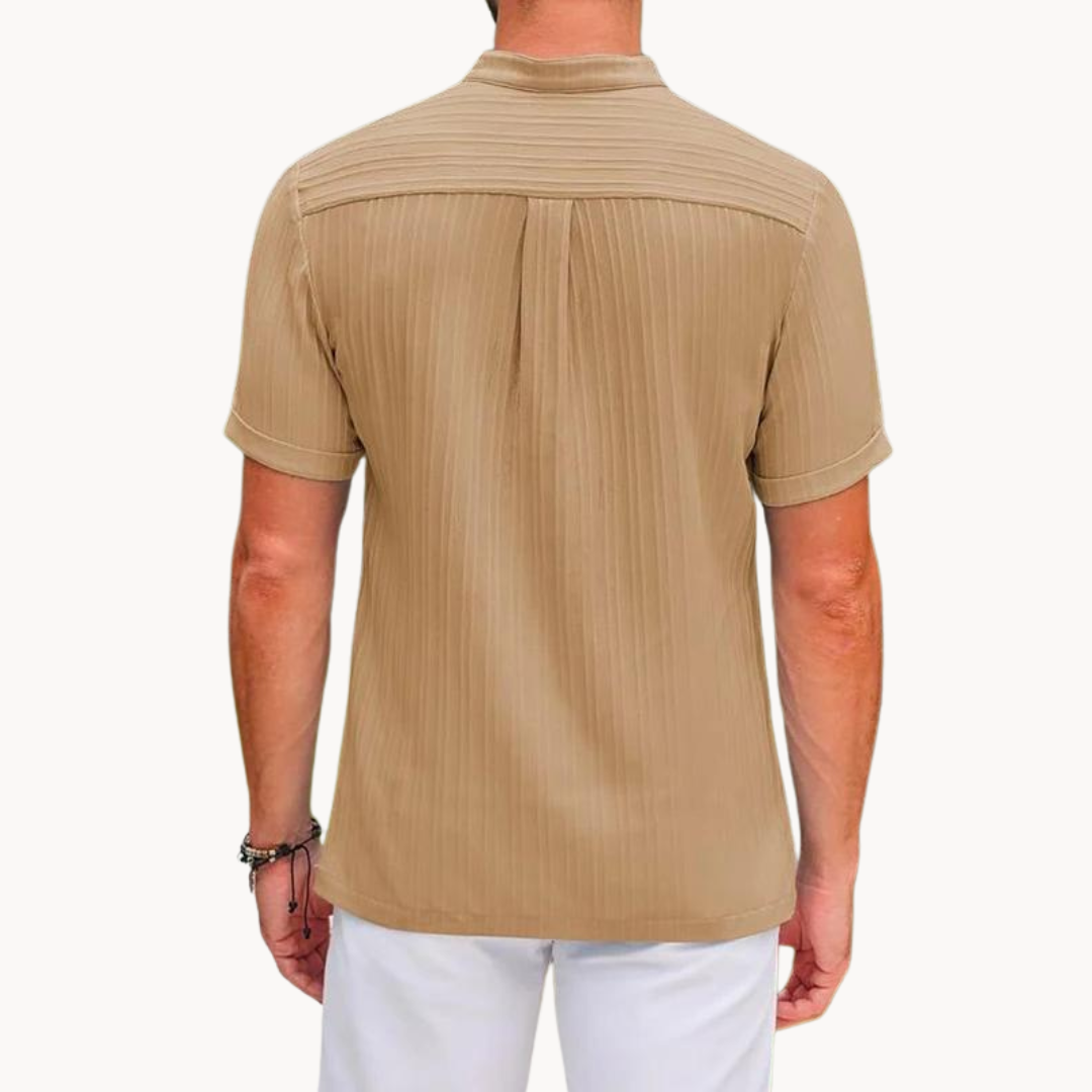 Camiseta Henley Amalfi de Algodón