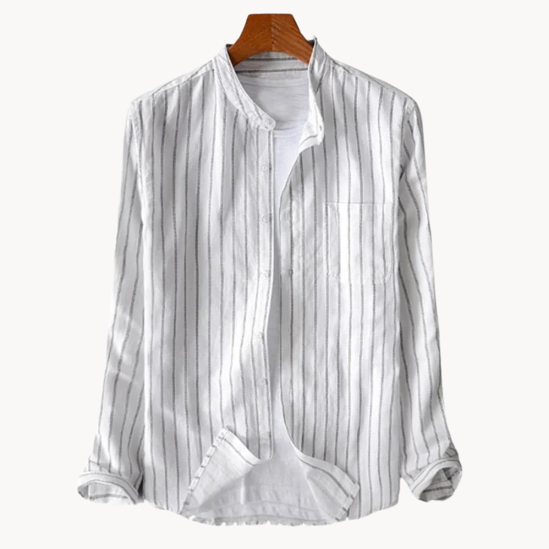 Camisa Piotr de lino y algodón