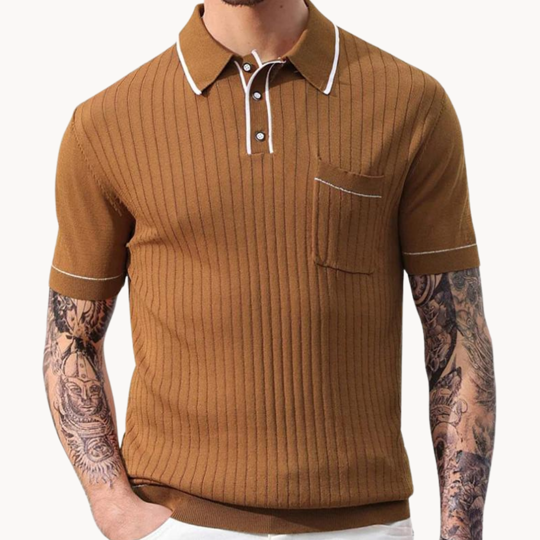 Polo Acanalado Vintage