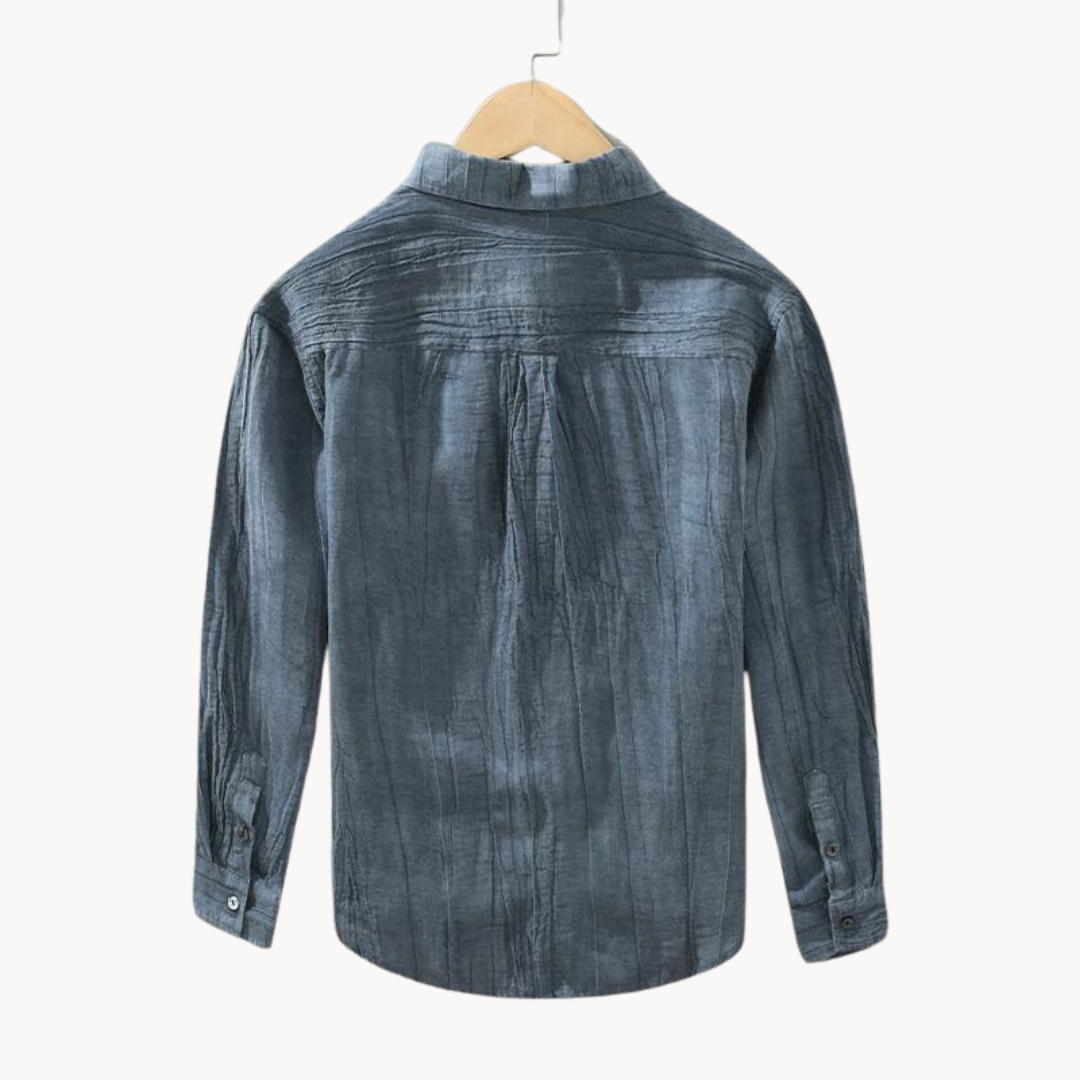 Camisa Cesare de Lino con Botones