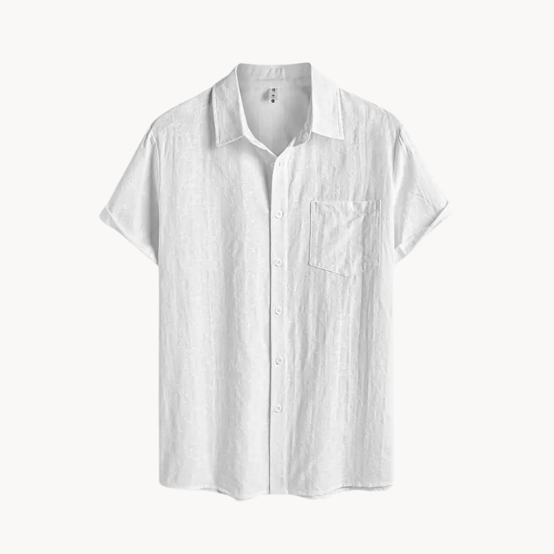 Polo de Jacquard de Algodón