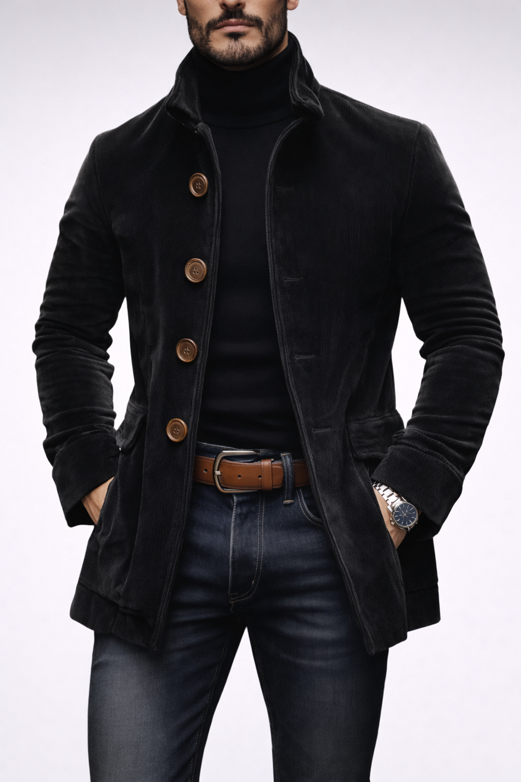 ROBERTO™ | CHAQUETA DE ALGODÓN EN CANALÉ