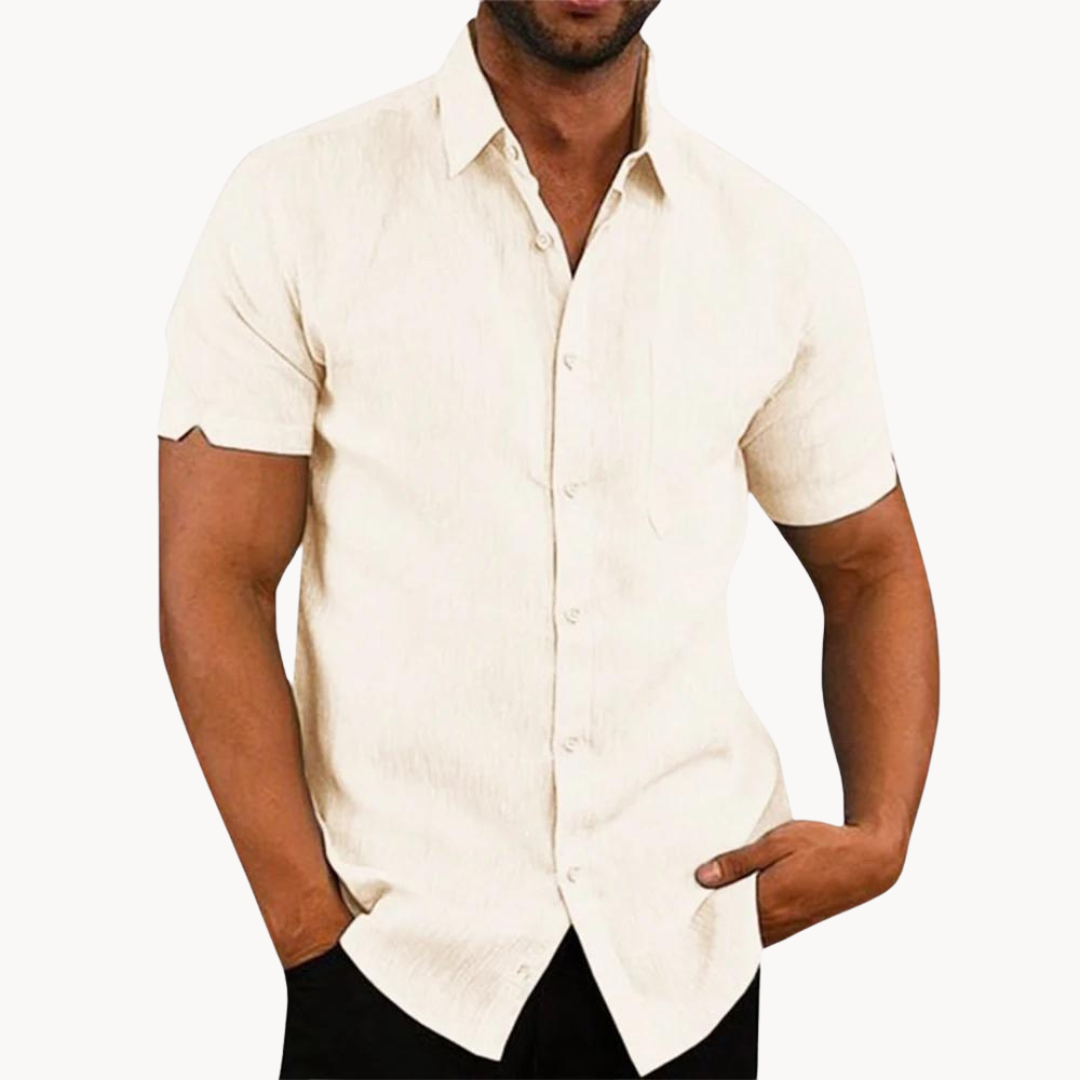 Camisa Coastline de Lino y Algodón