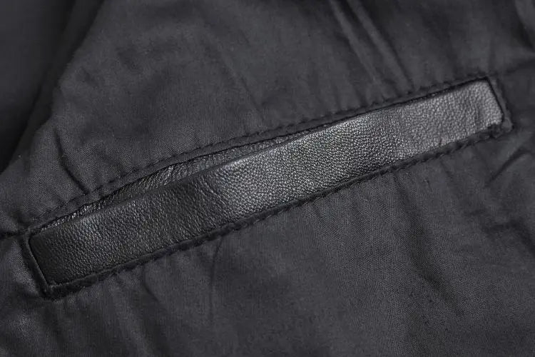 Chaqueta Bomber de Cuero Oslo