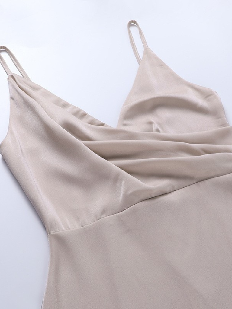 VESTIDO DE SATÉN CELINA