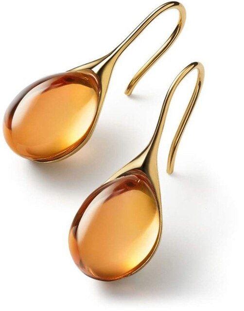Pendientes colgantes chic con cristales