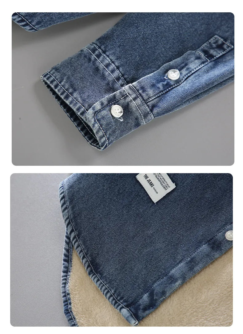 Reverie Camisa de Denim Forrada