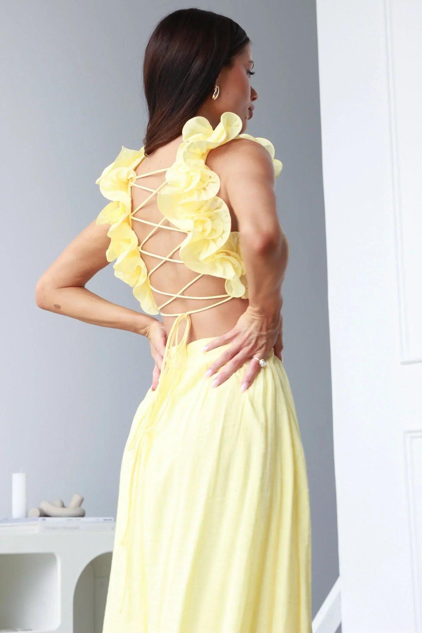 Vanessa - Elegante Vestido Sin Espalda