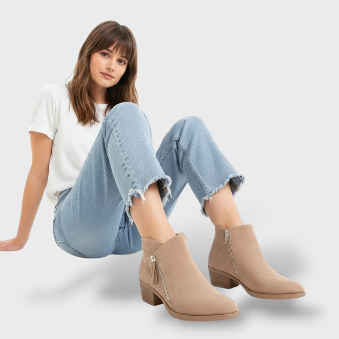 Botas de Cuero Ortopédicas Mujer
