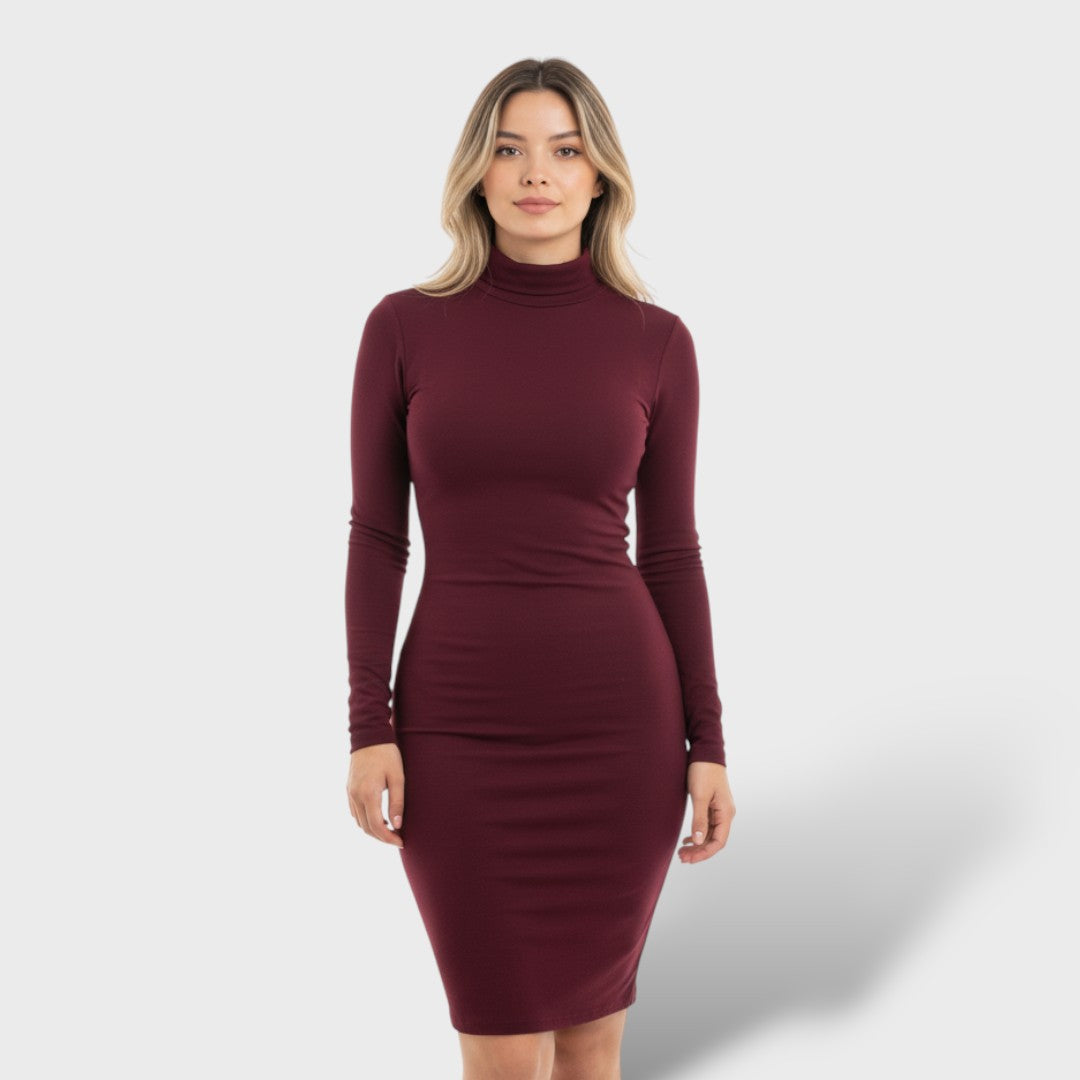 Vestido mini sexy cuello profundo