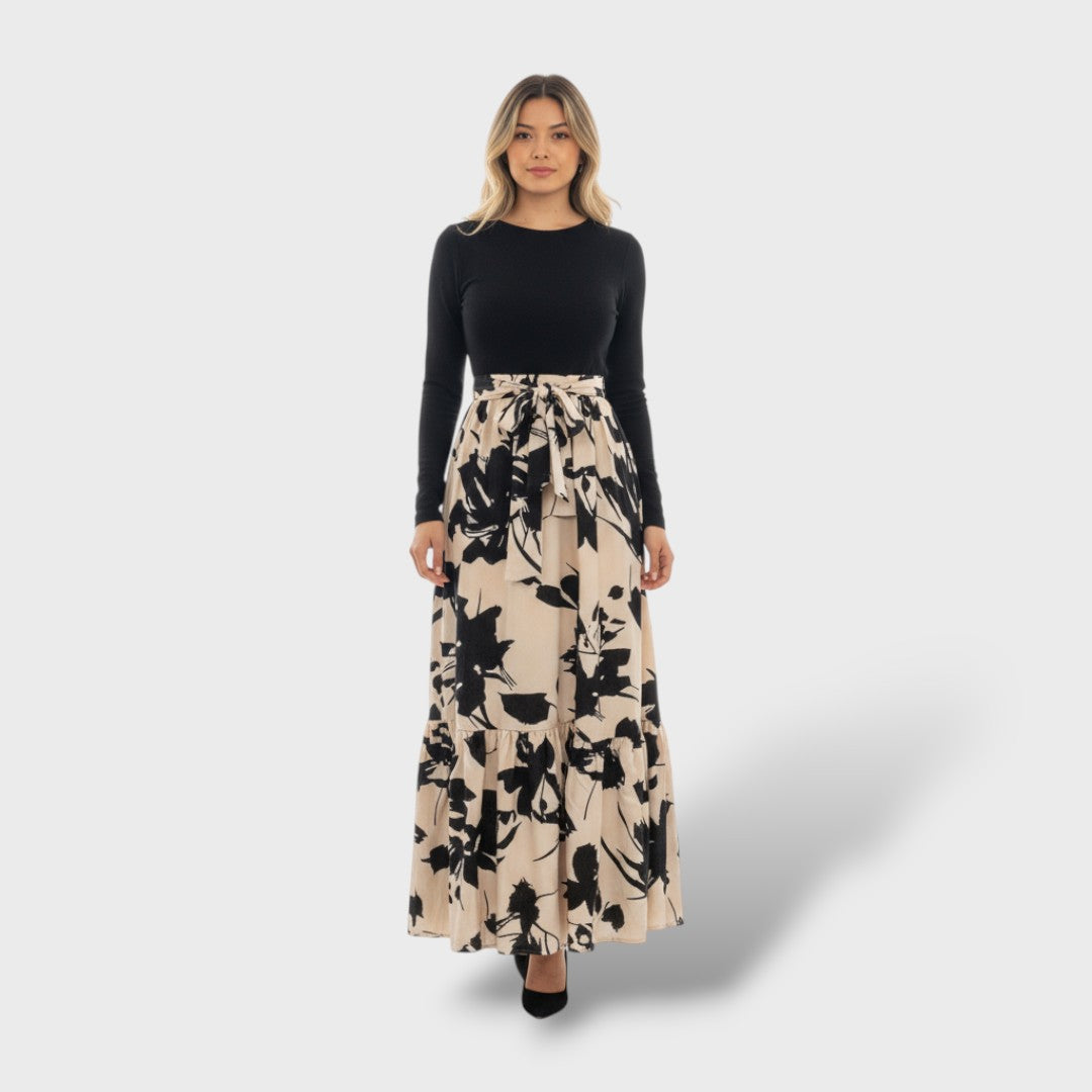 Vestido Largo Floral Mujer
