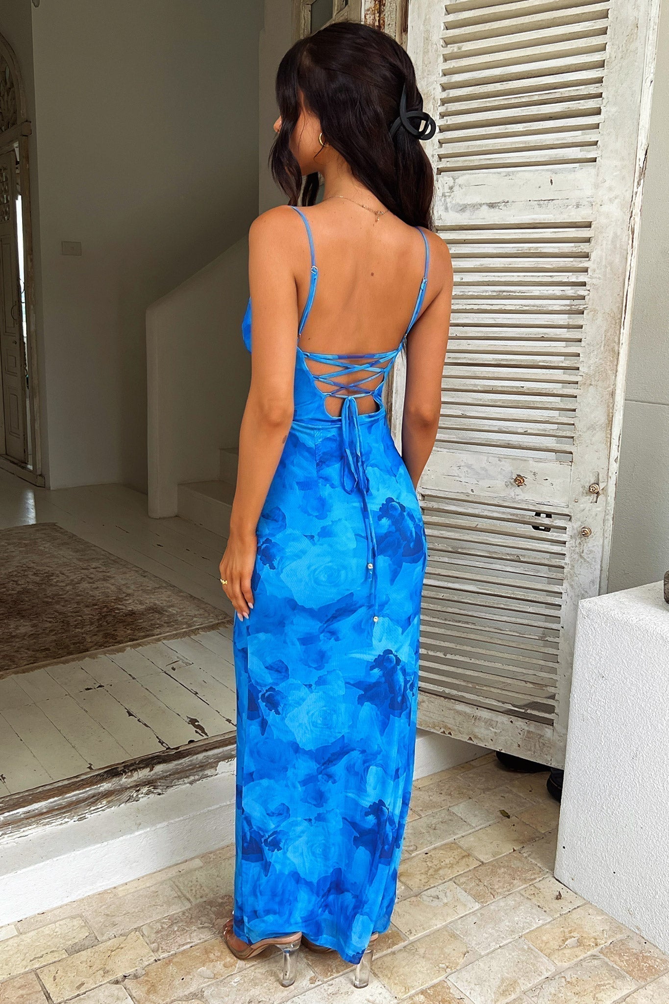 Luciana - Elegante maxi vestido