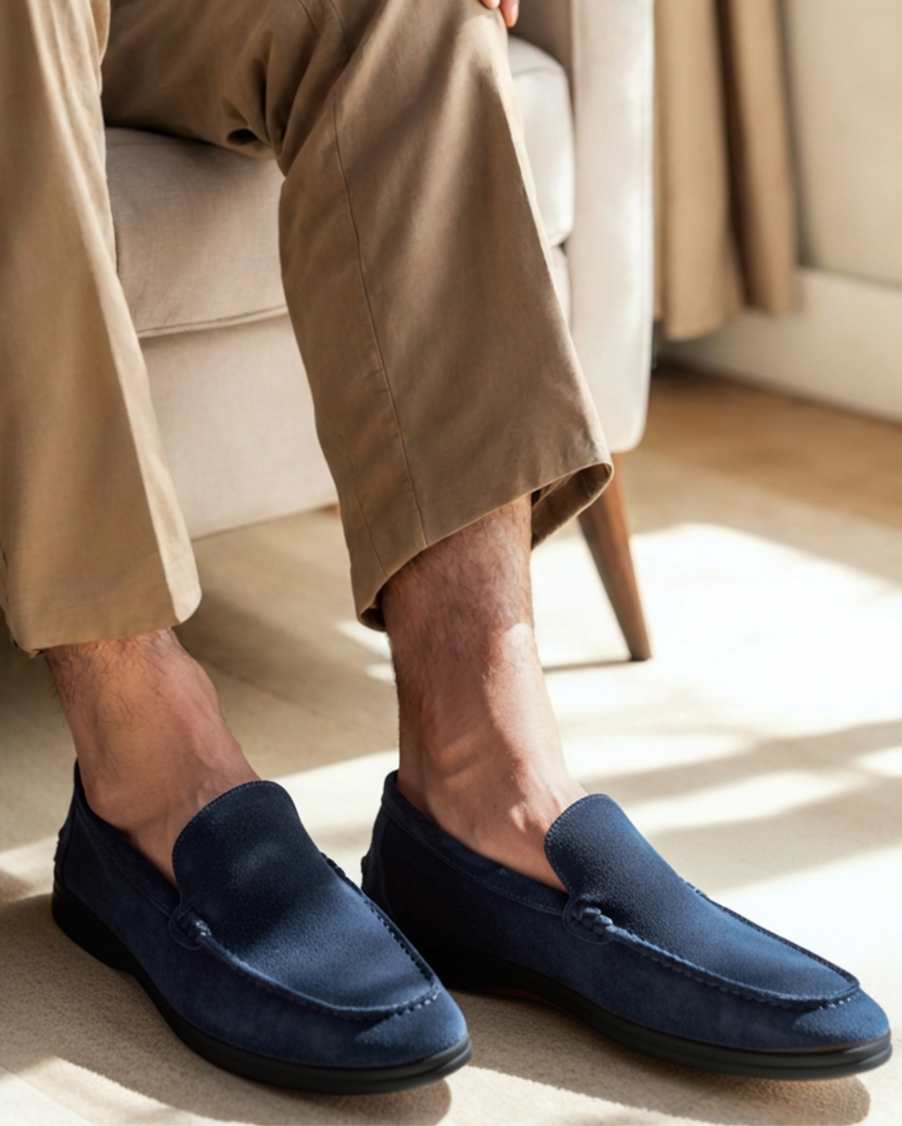 Mocasines Clásicos en Ante