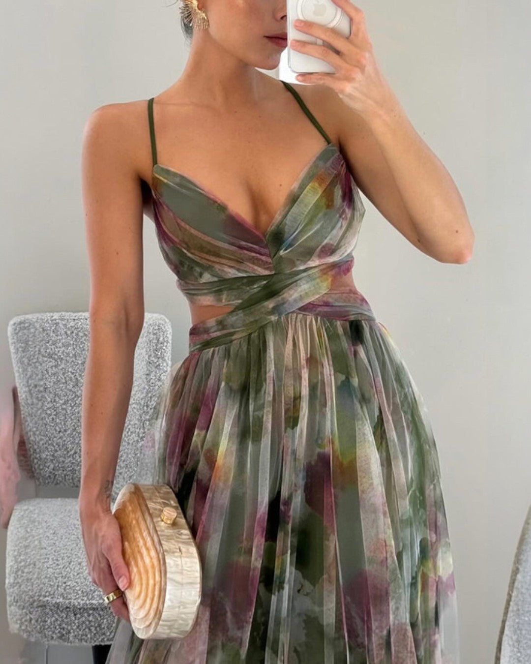 LUNA BELLUCCI | Vestido Maxi Elegancia Floral (EDICIÓN LIMITADA)