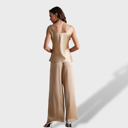 Clara | Pijama pierna ancha mujer