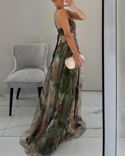 LUNA BELLUCCI | Vestido Maxi Elegancia Floral (EDICIÓN LIMITADA)