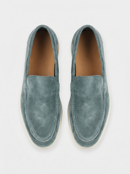 Mocasines de Ante Premium Petróleo | Luna Bellucci