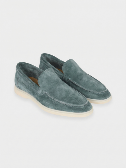 Mocasines de Ante Premium Petróleo | Luna Bellucci