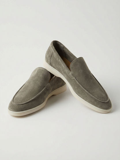 Mocasines de Ante Premium Pistacho | Luna Bellucci