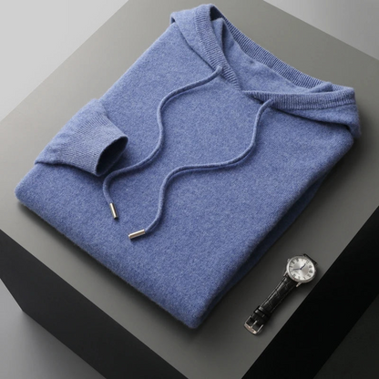 Sudadera con Capucha de Lana Merino Glacier