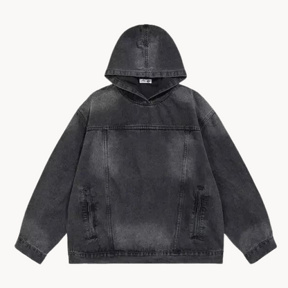 Sudadera con Capucha Vantage Denim
