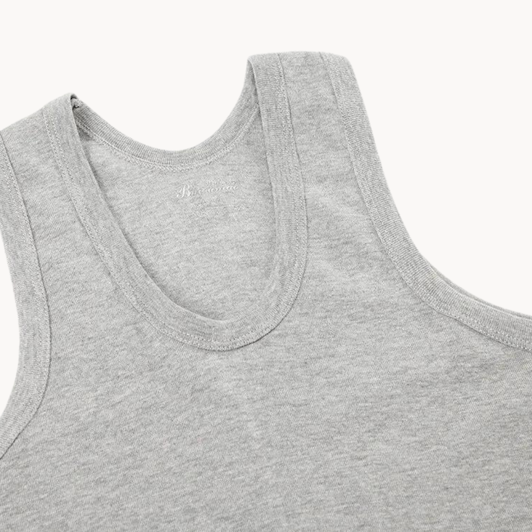 Camiseta Sin Mangas Essential de Algodón