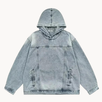 Sudadera con Capucha Vantage Denim