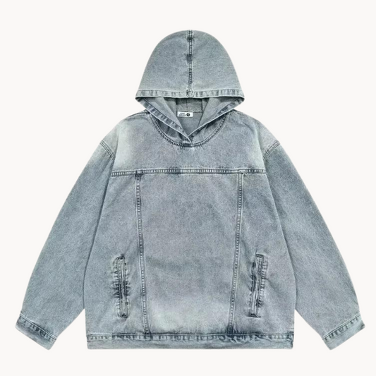 Sudadera con Capucha Vantage Denim