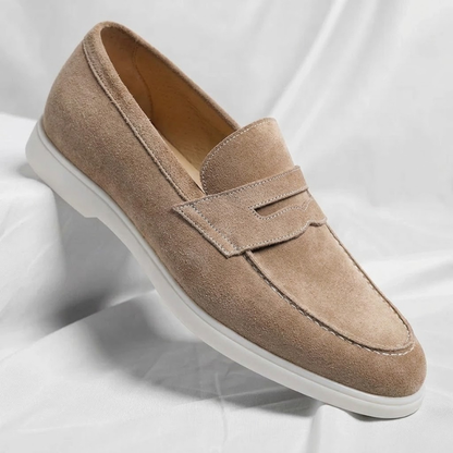Florence – Mocasines de Ante para hombre en color Marrón