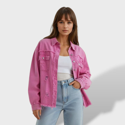 Chaqueta Vaquera Desgastada