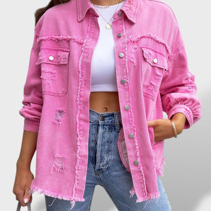 Chaqueta Vaquera Desgastada