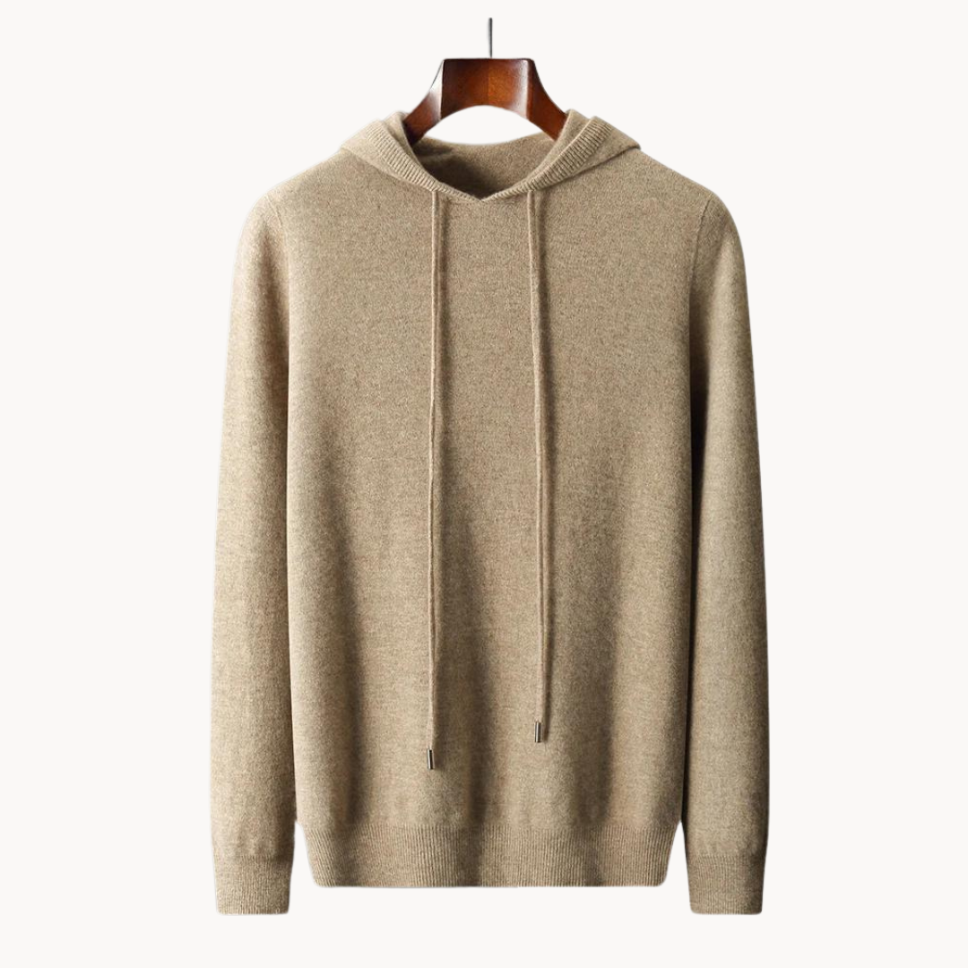Sudadera con Capucha de Lana Merino Glacier