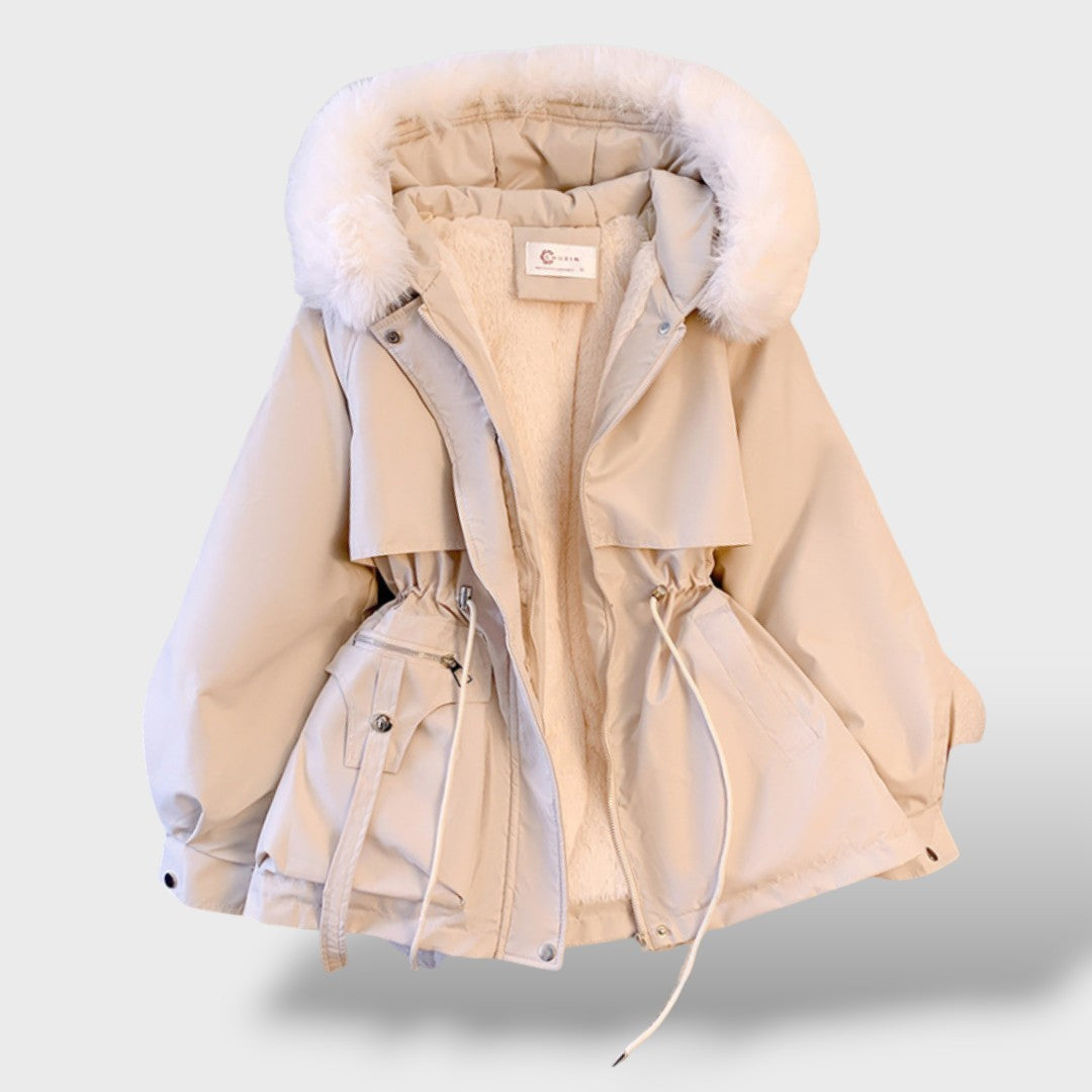 Parka de Invierno con Capucha para Mujer