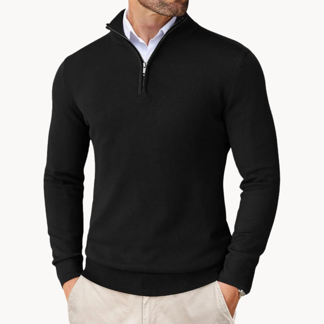 Suéter Alden con Cuello y Cremallera