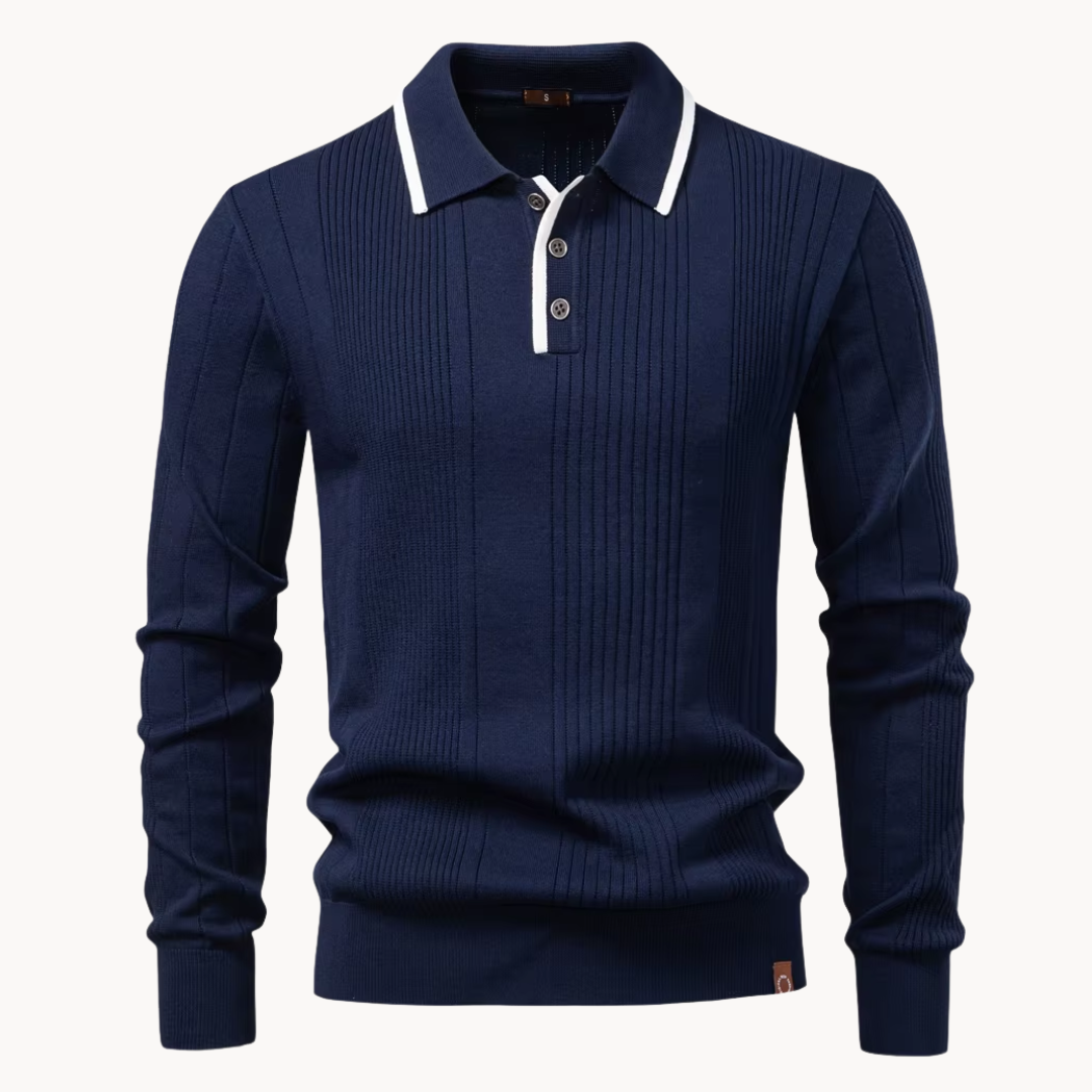 Polo de Punto Fletcher con Botones