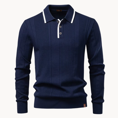 Polo de Punto Fletcher con Botones