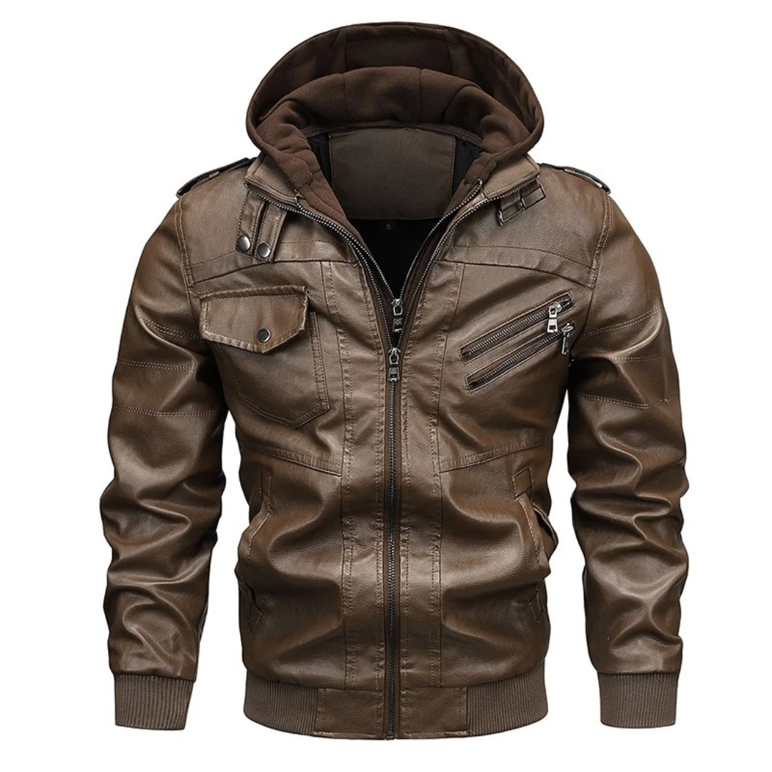 Chaqueta de cuero Knight