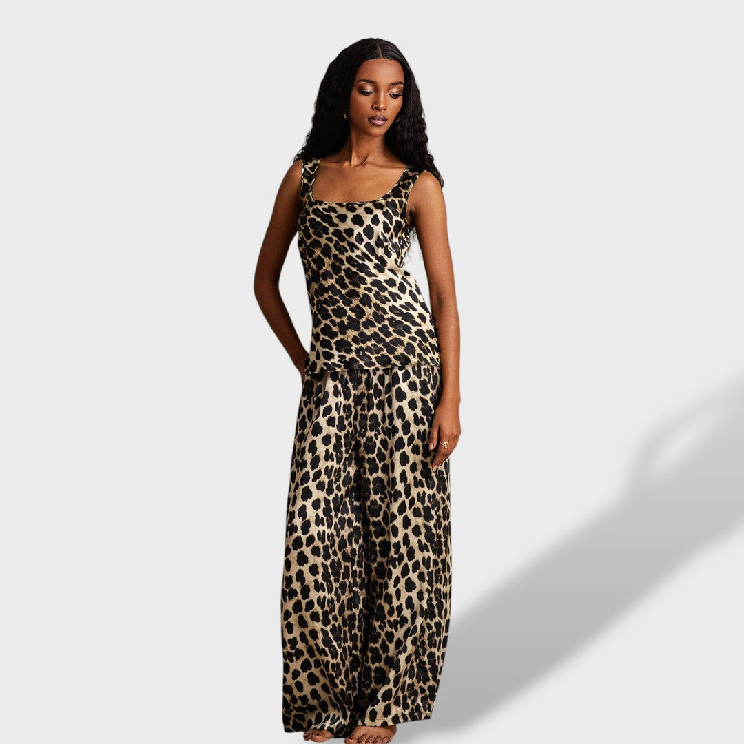 Clara | Pijama pierna ancha mujer