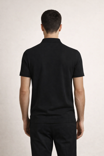 Matteo | Polo Ligero Negro