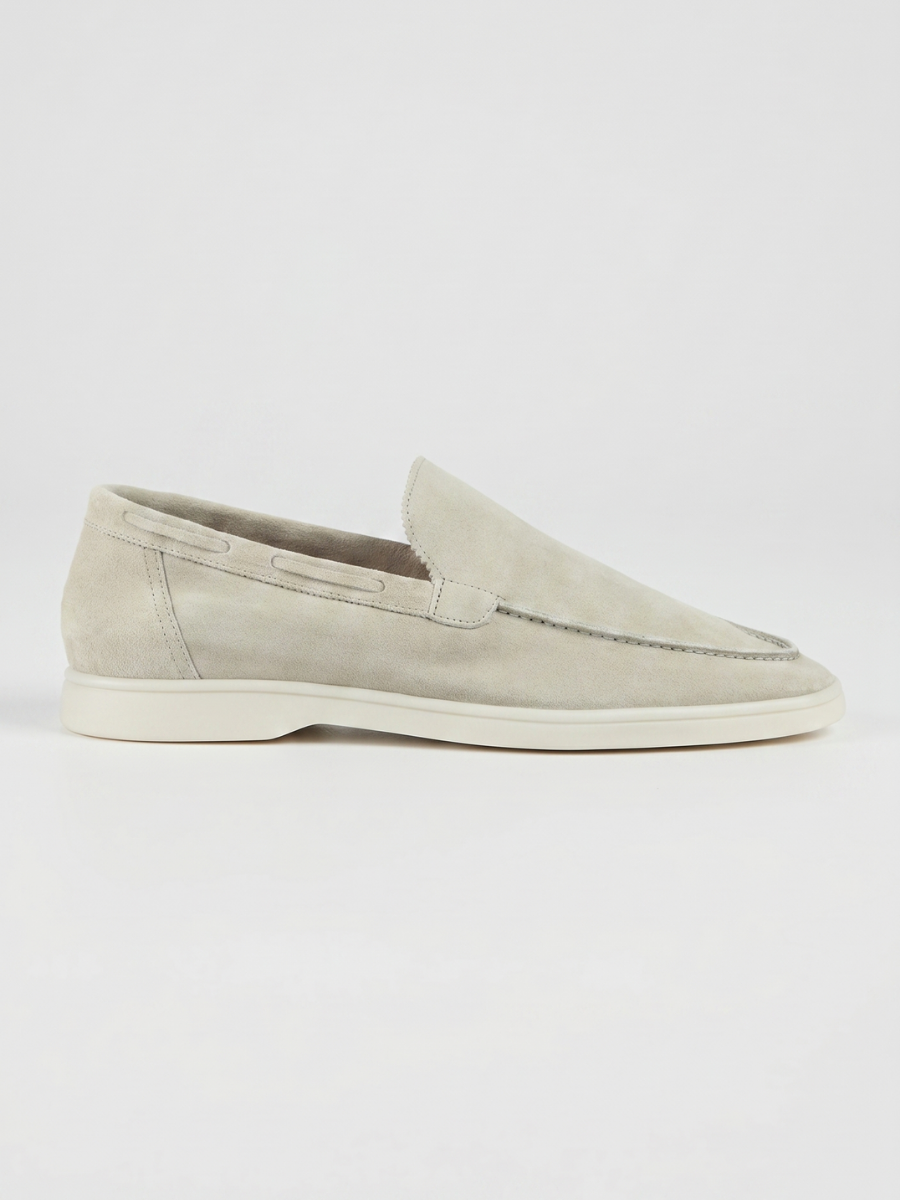 Mocasines de Ante Premium Verde Casual | Luna Bellucci