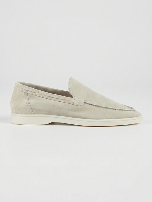 Mocasines de Ante Premium Verde Casual | Luna Bellucci