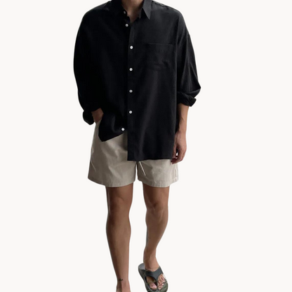Camisa Adamo de Mezcla de Lino