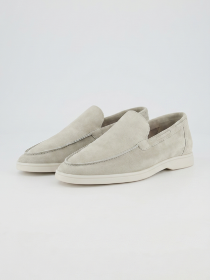 Mocasines de Ante Premium Verde Casual | Luna Bellucci