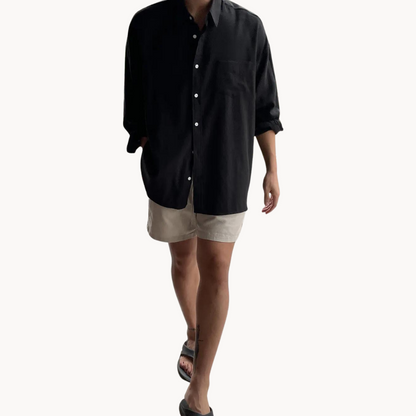 Camisa Adamo de Mezcla de Lino