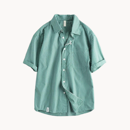 Camisa Gael de Manga Corta con Cuello