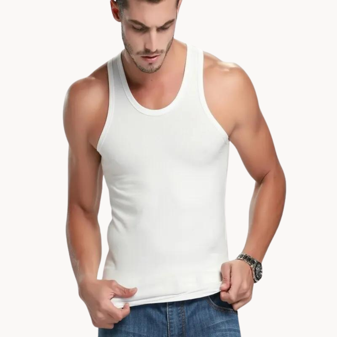 Camiseta Sin Mangas Essential de Algodón